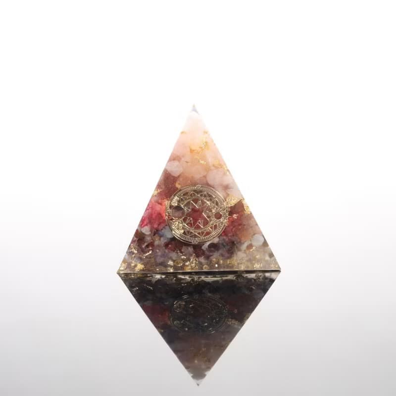 【特別訂製】愛戀魔法陣奧剛特大金字塔小夜燈Orgonite水晶療癒