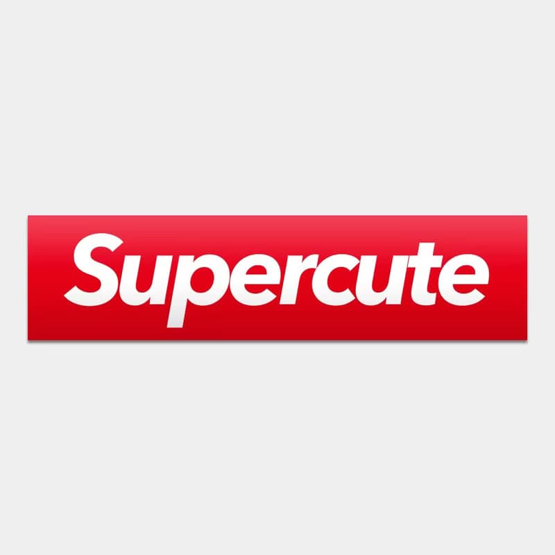 極度可愛 Supercute 防水貼紙組合 可貼筆電 行李箱 汽機車 147