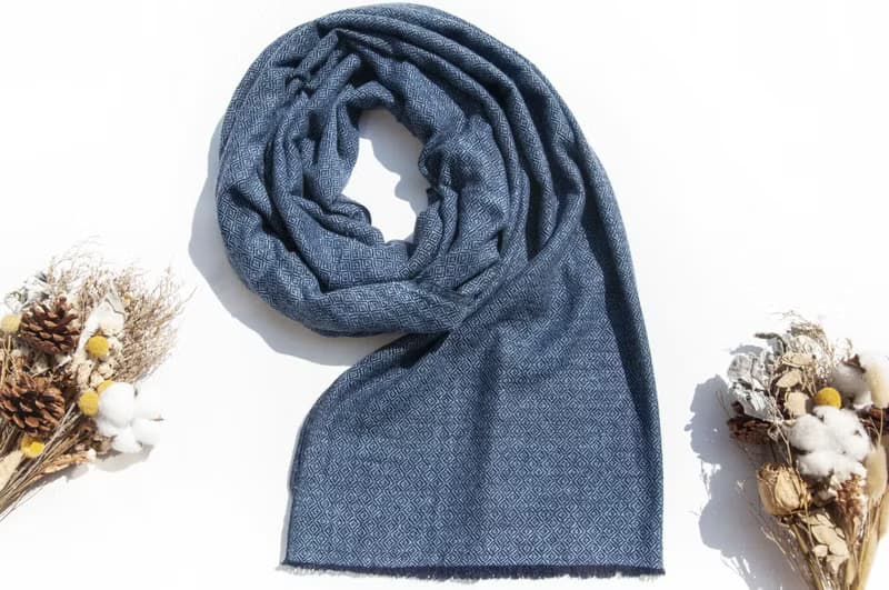 喀什米爾Cashmere 針織圍巾 純羊毛圍巾 手織圍巾 編織圍巾-希臘