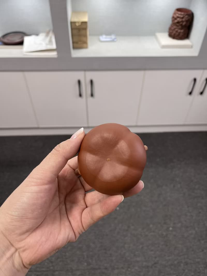送禮紫砂壺茶壺柿柿如意 现货实拍 原矿优质段泥 朱泥粉浆 色泽出