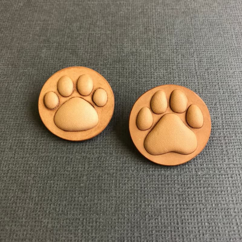 立體造型別針 真皮別針