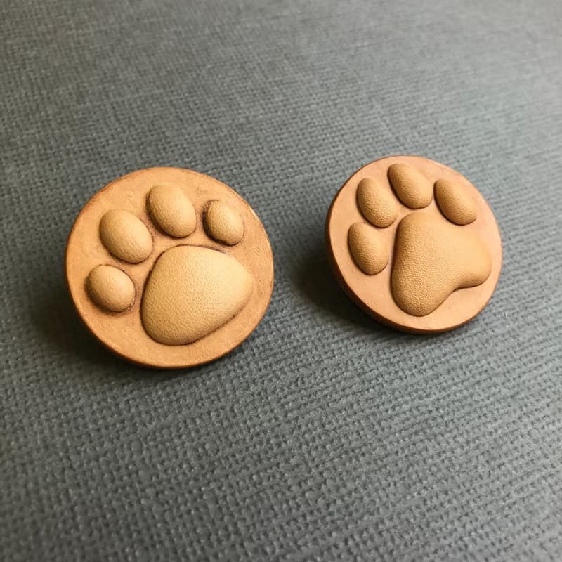 立體造型別針 真皮別針