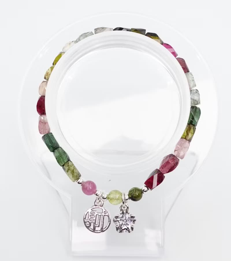 寶麗金珠寶-財星天然彩色碧璽手鍊