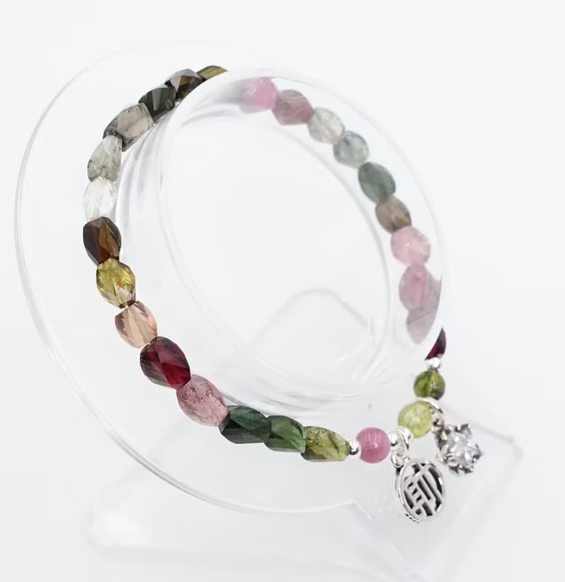 寶麗金珠寶-財星天然彩色碧璽手鍊