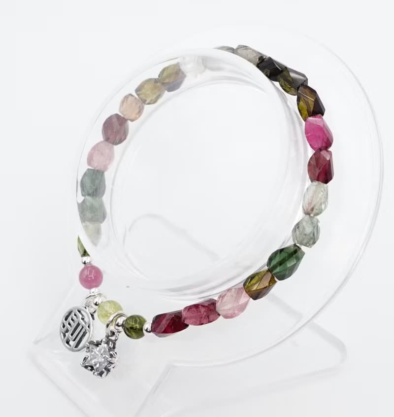 寶麗金珠寶-財星天然彩色碧璽手鍊