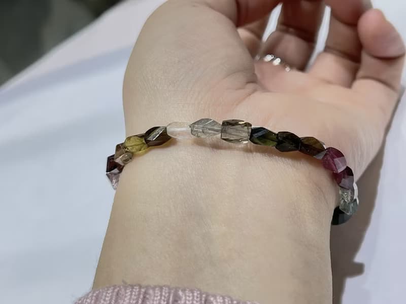 寶麗金珠寶-財星天然彩色碧璽手鍊