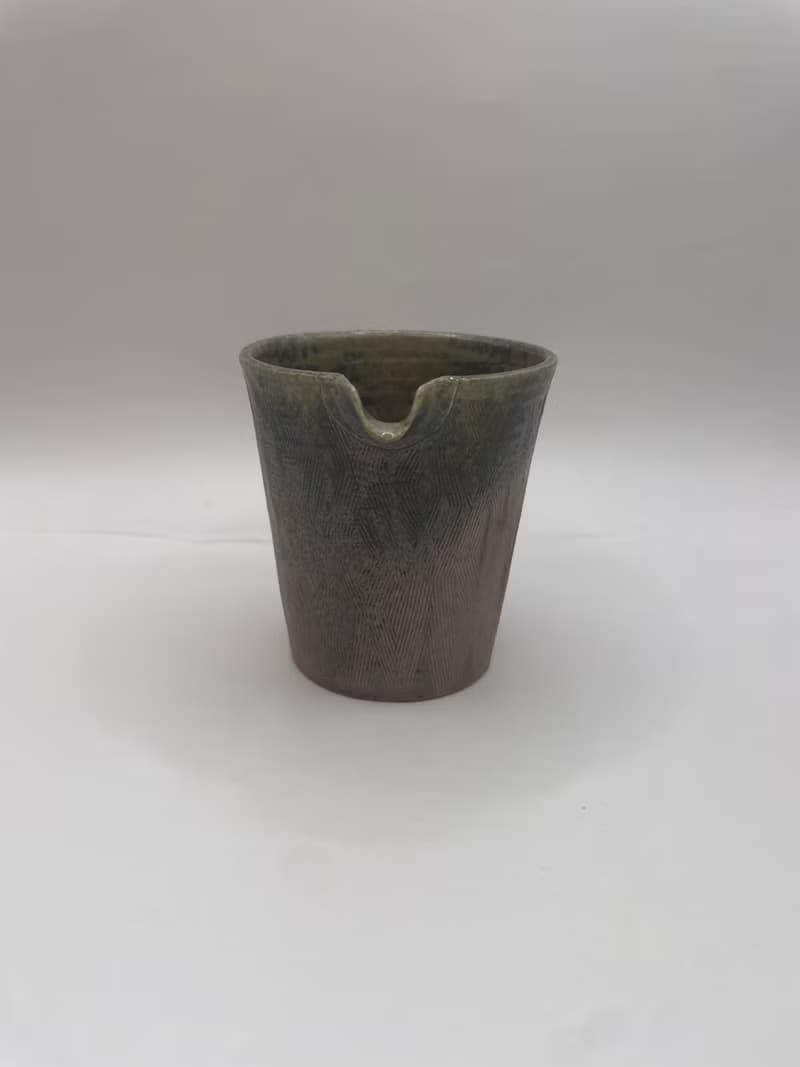 柴燒刀削肌理茶海