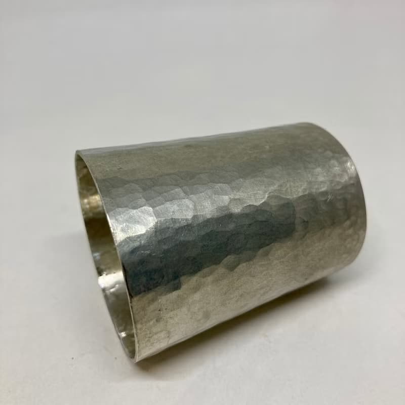 清酒杯/燒酌杯/基本長型純錫杯(小杯),青冶金工手作鍛純錫杯