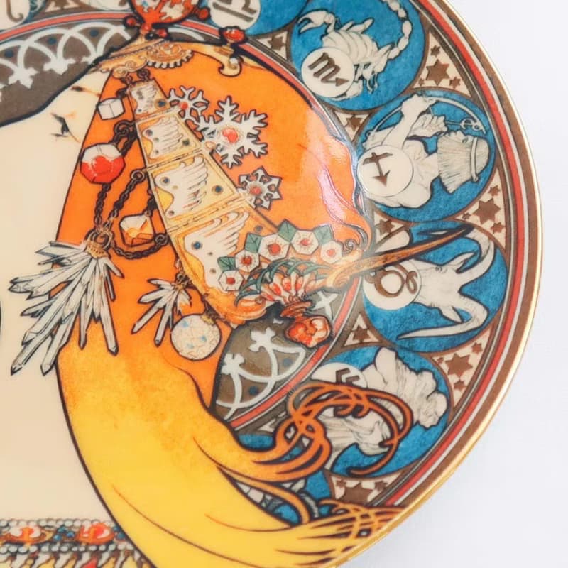 星座十二宮 6.5吋骨瓷盤/餐盤/禮盒