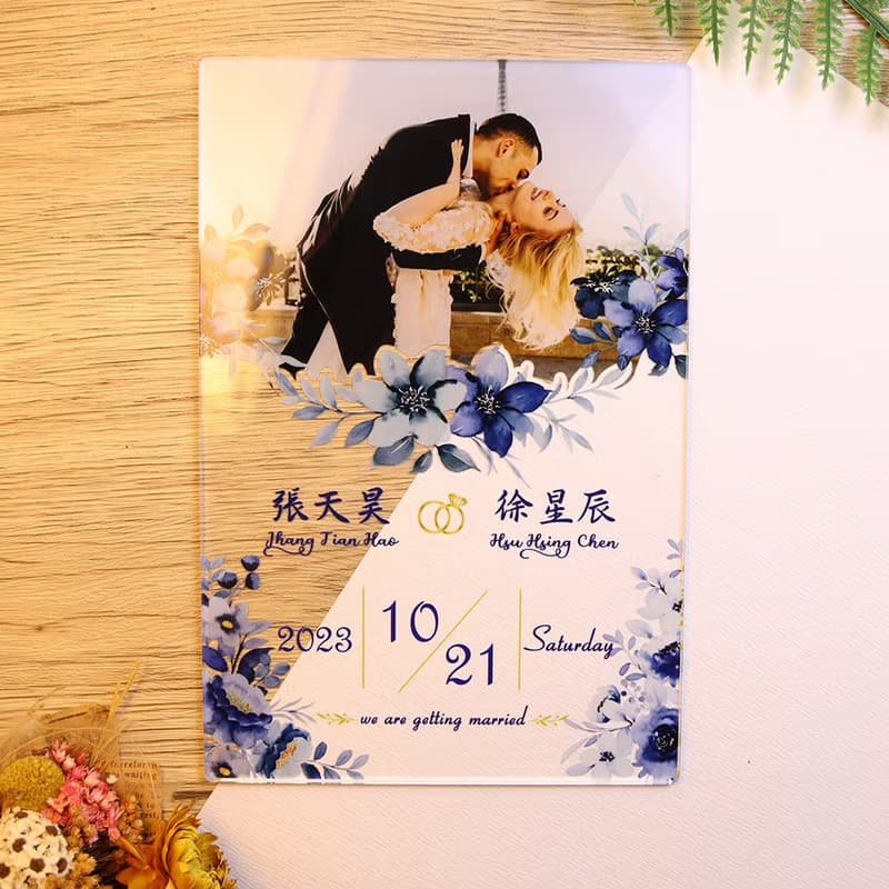 【M.U工坊】婚禮禮物/訂製夜燈/照片夜燈/壓克力夜燈/閨蜜禮物
