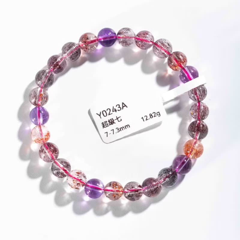 頂級超級七手鍊 | 一物一圖 | 天然水晶手鏈