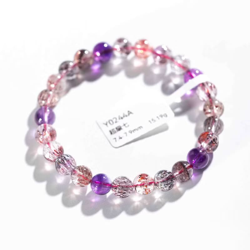 頂級超級七手鍊 | 一物一圖 | 天然水晶手鏈