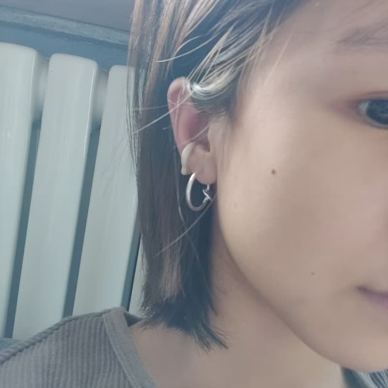 990銀實心簡約無耳洞耳夾純銀極簡耳骨夾