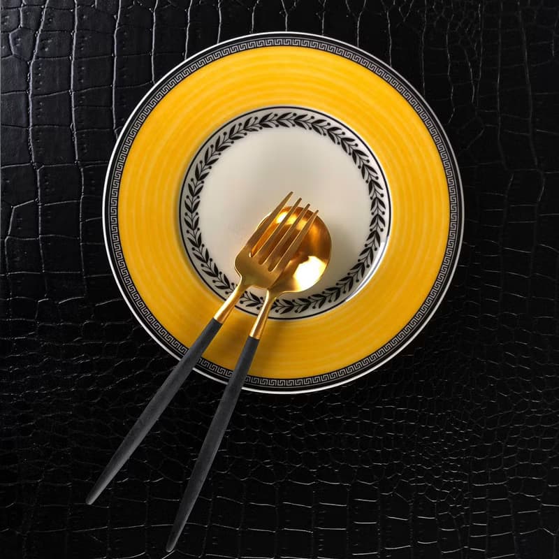 葡萄牙 Cutipol  GOA  黑金點心叉匙組