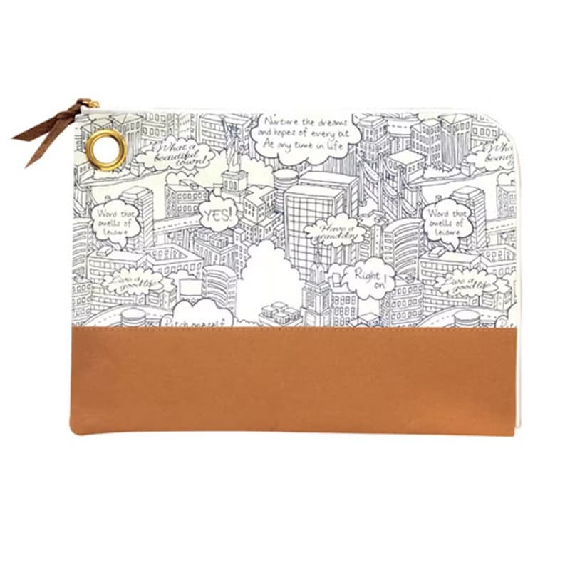 手拿文件包平板電腦包