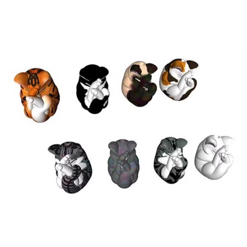 受注製作 猫玉ブレスレット　にゃんともタマラン・ツインズ16にゃん