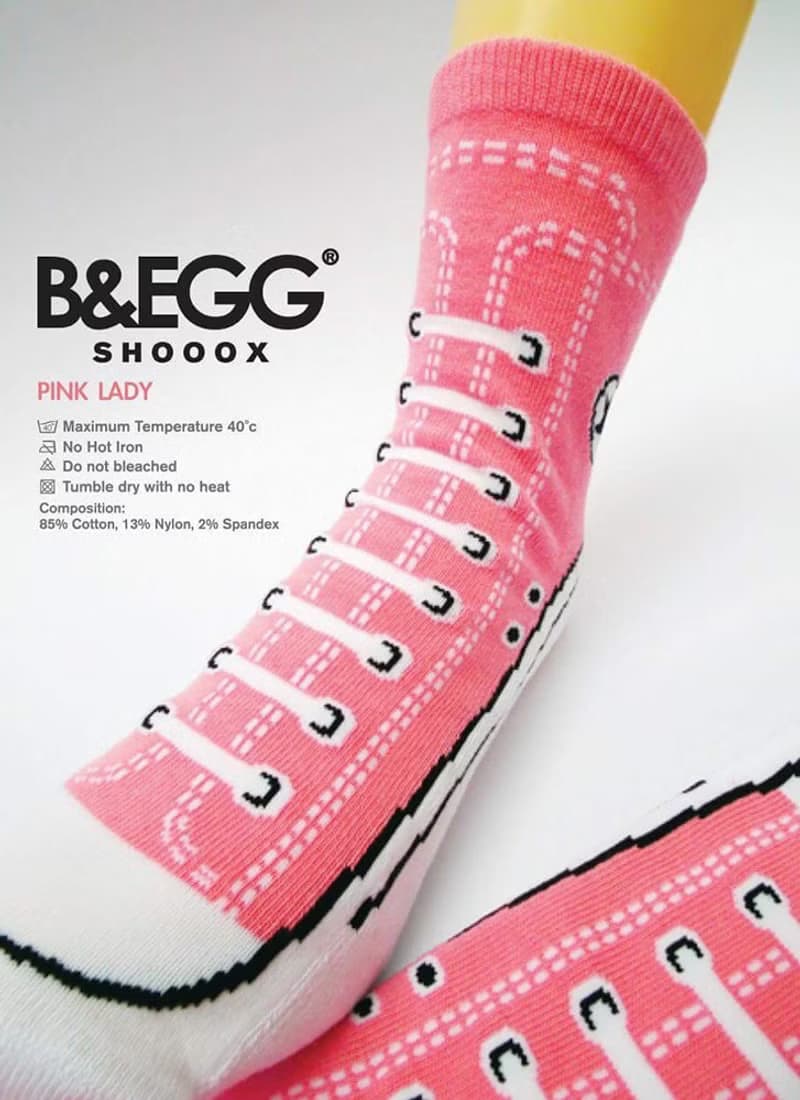 推薦【SOCKS鞋型襪】PINK LADY│中筒襪 男襪 女襪 | 交換禮物