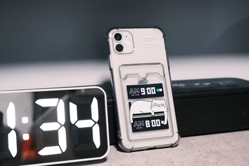 厭世貓ME TIME 插卡款 iPhone Case