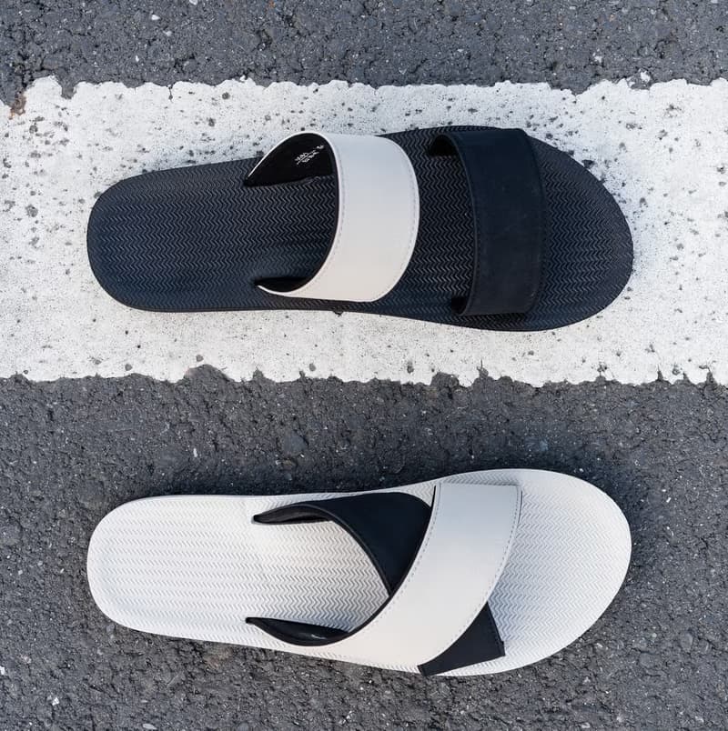indosole CRSVII 環保拖鞋 黑白撞色 女