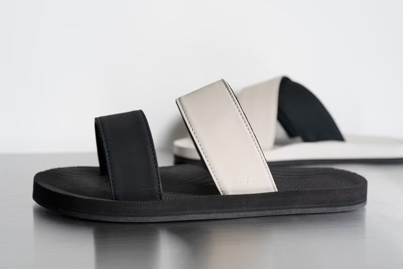indosole CRSVII 環保拖鞋 黑白撞色 女