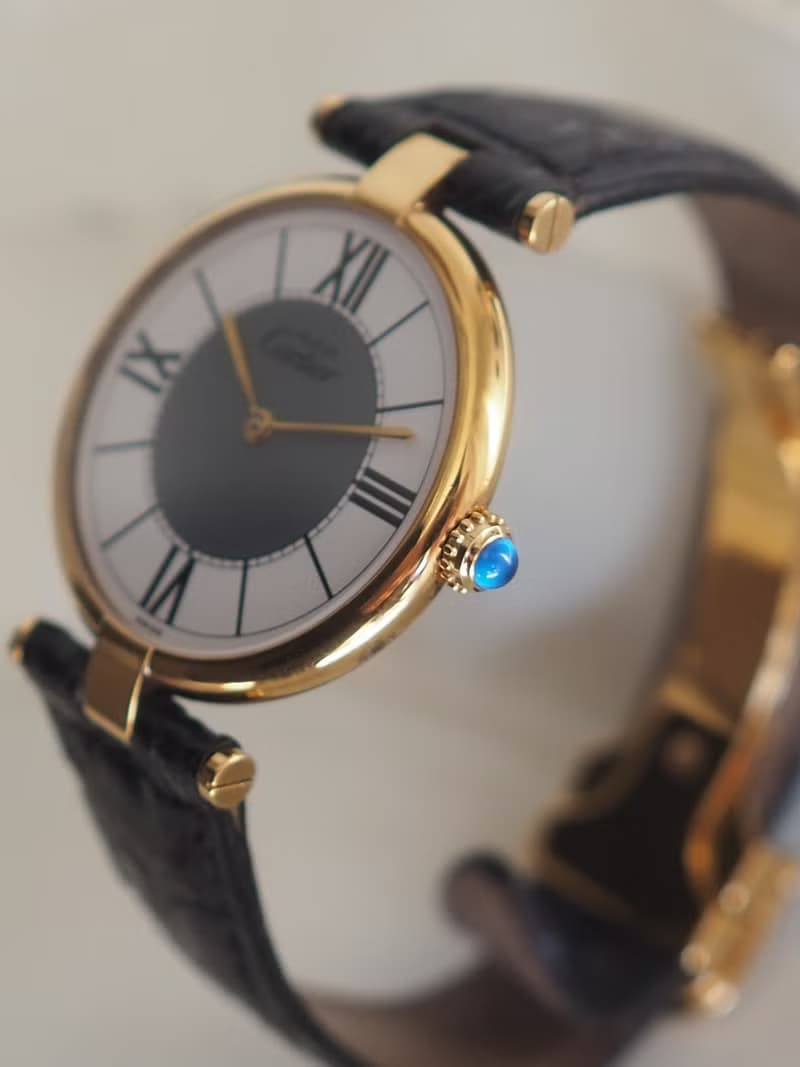 Cartier カルティエ マストヴァンドーム LM センターグレイ ユニセックス メンズ ヴィンテージ