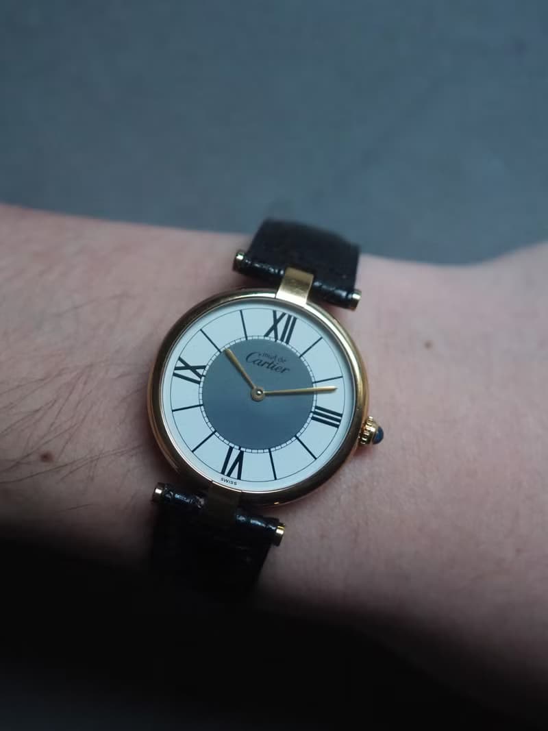 Cartier カルティエ マストヴァンドーム LM センターグレイ ユニセックス メンズ ヴィンテージ