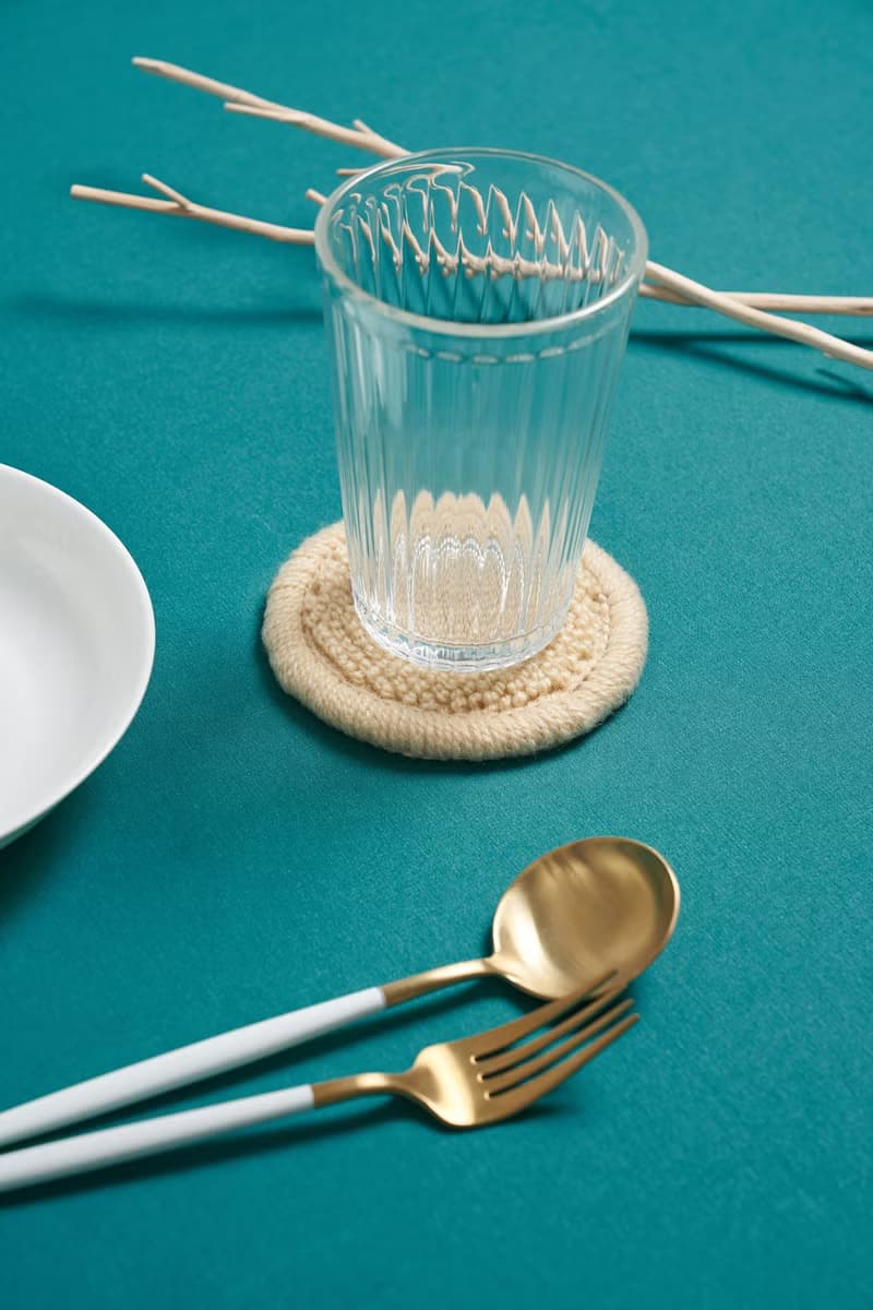 Han&Co. Table Cloth – Beige Teal | Beige Teal HCTBC03 桌布