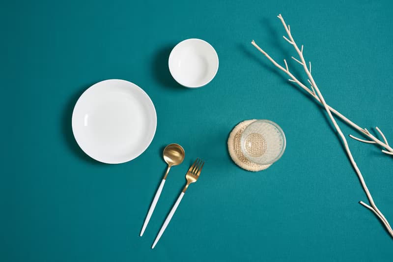 Han&Co. Table Cloth – Beige Teal | Beige Teal HCTBC03 桌布