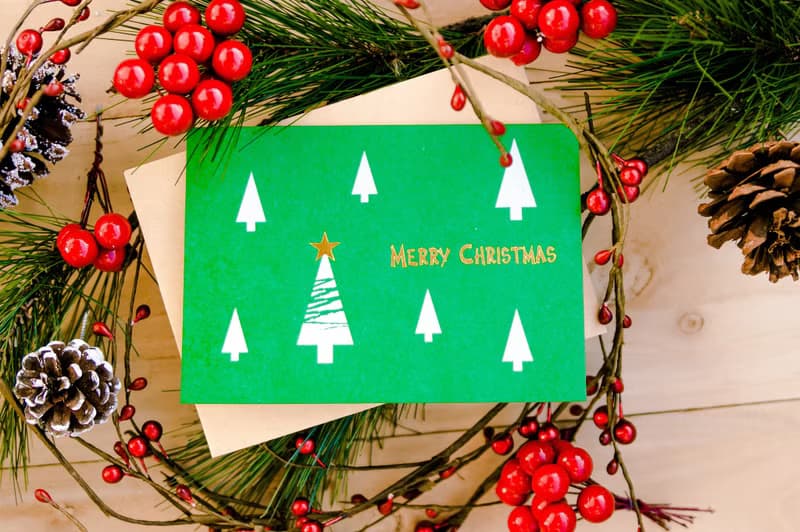 Merry Christmas 種子紙聖誕卡片 (聖誕樹 X'mas Tree)