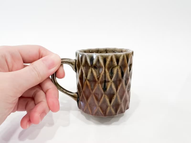 柴燒鑽石咖啡杯(1個)