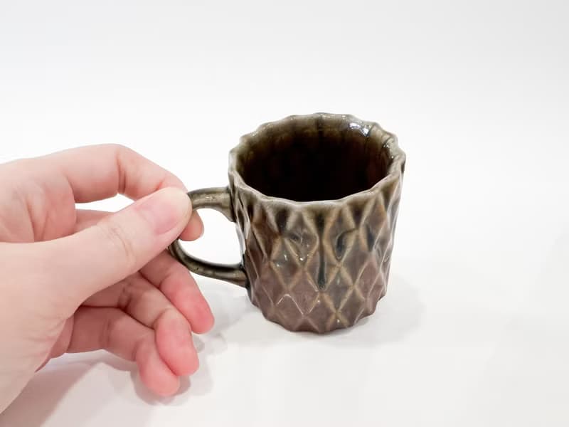 柴燒鑽石咖啡杯(1個)