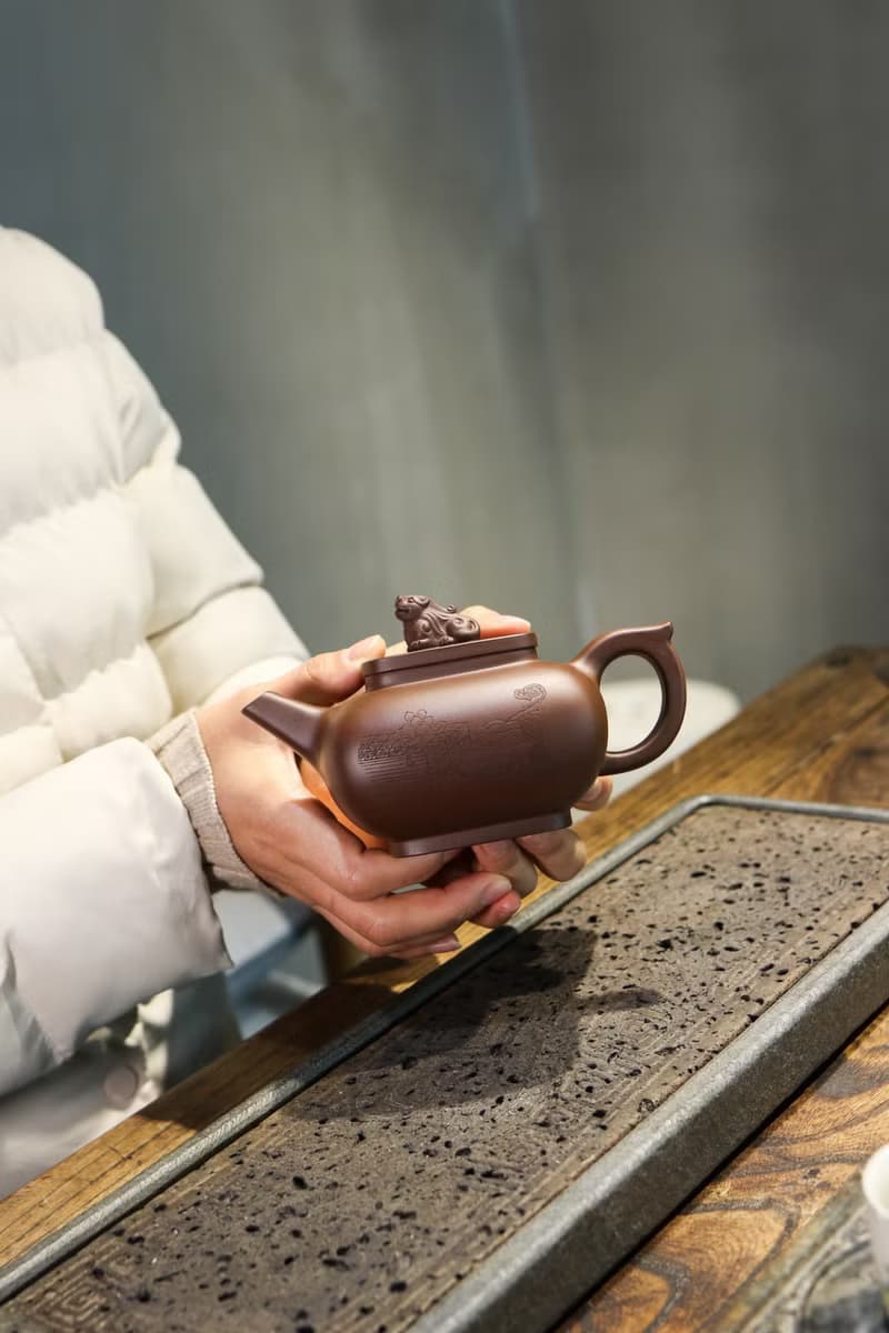 送禮紫砂壺茶壺祥瑞 吉祥如意  老紫泥 360ml 9孔 刘素素作品  此