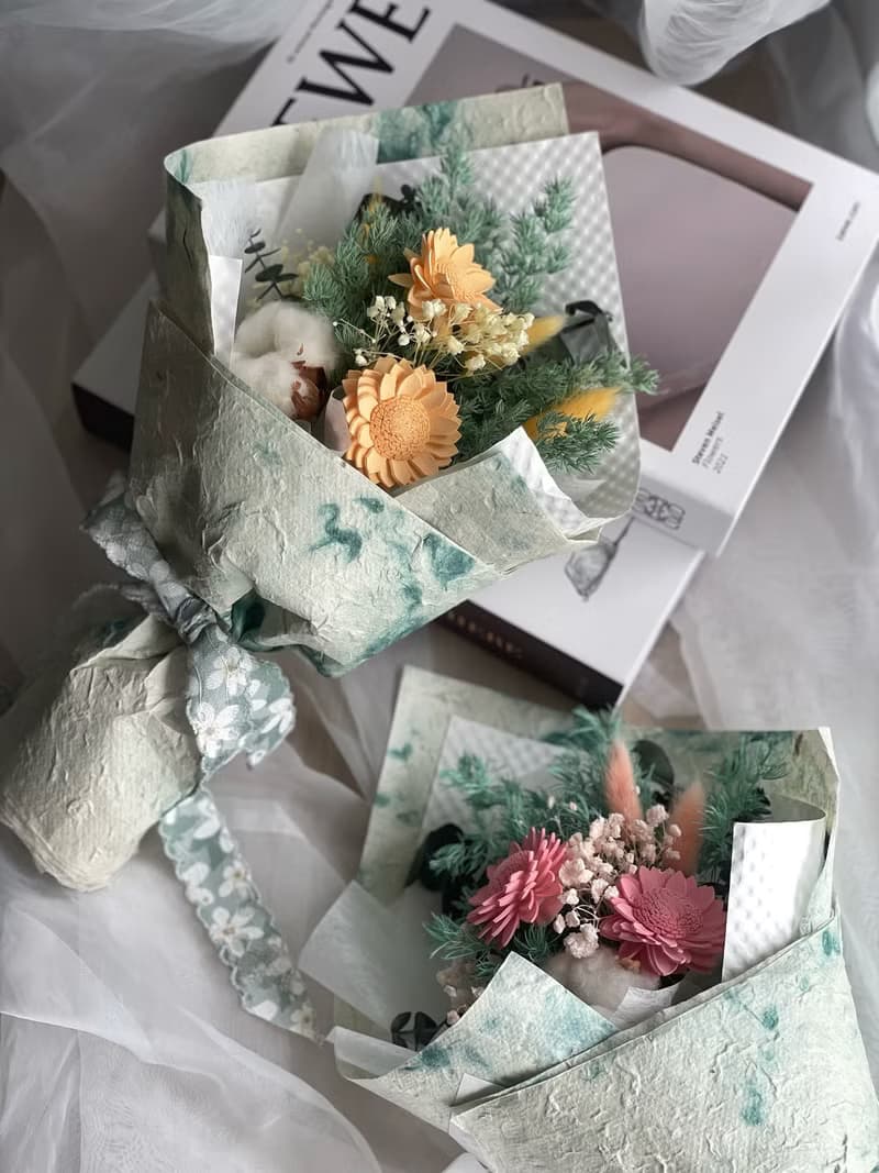 畢業花束/乾燥花花束/向日葵花束/索拉花花束/永生花花束