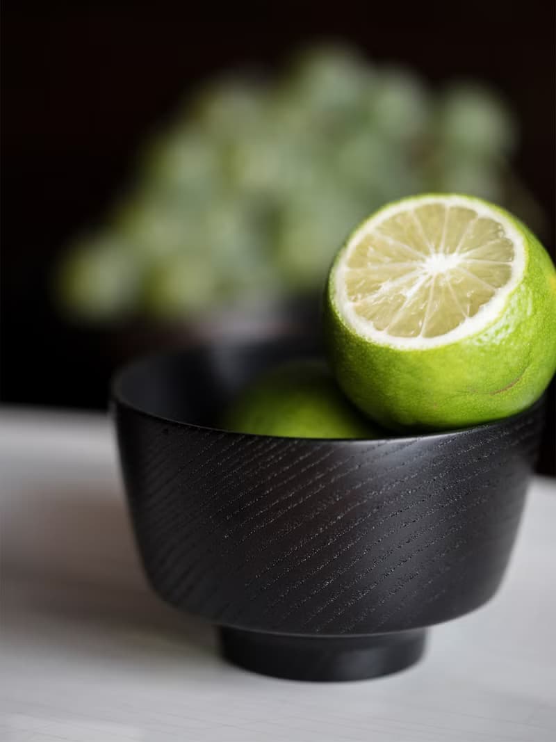 漆碗 中古木材 擦拭大漆