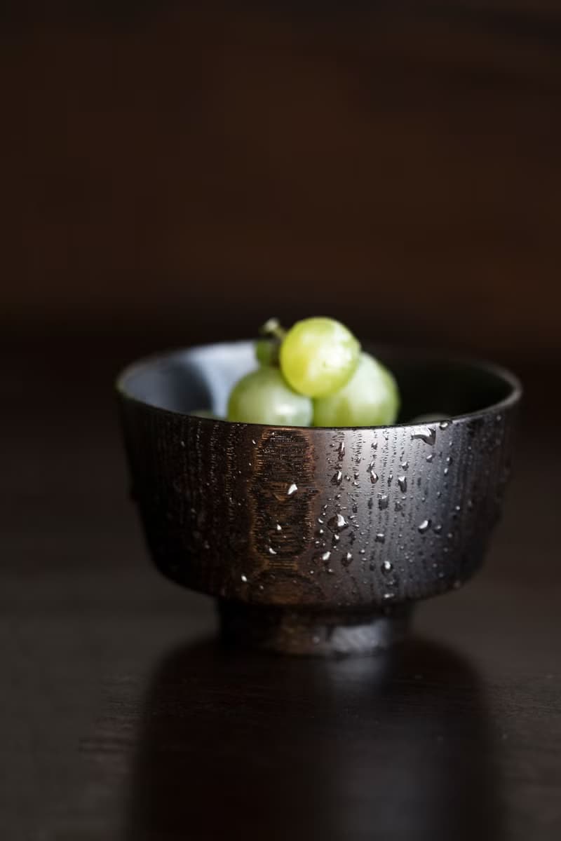 漆碗 中古木材 擦拭大漆