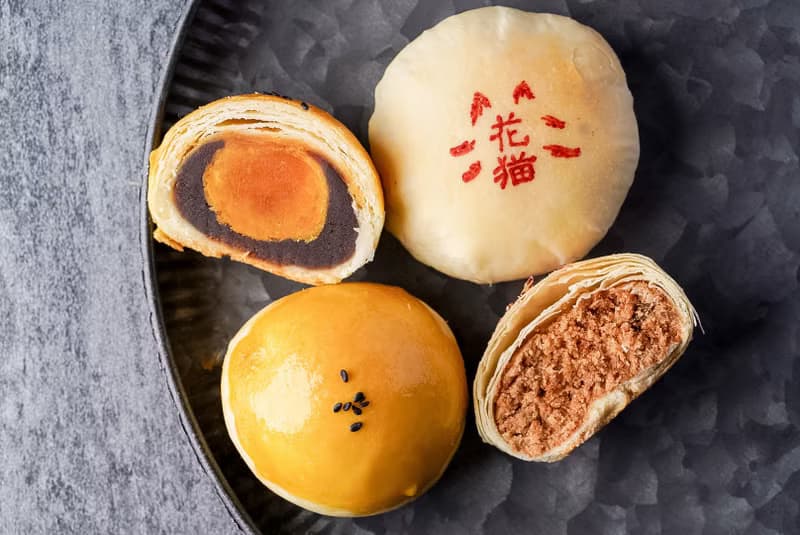 【體驗】【中秋限定課程 】花貓迷你肉鬆餅+經典蛋黃酥