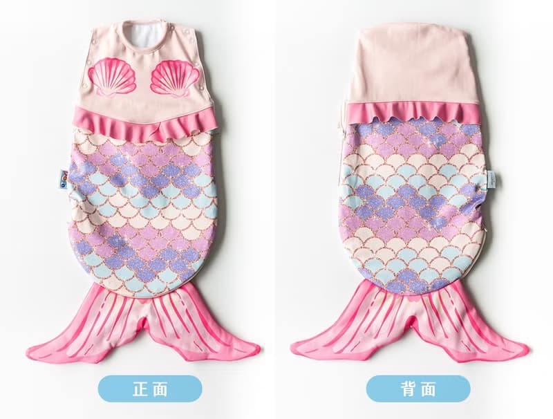 美人魚造型包巾~ 小小 Ariel 誕生啦~