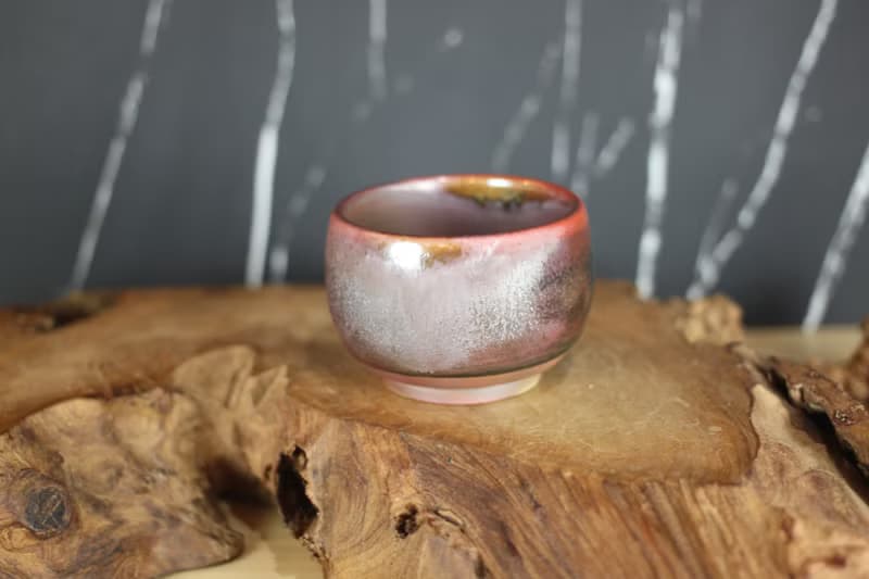 【送禮好物】80ml 柴燒 鐵釉 手拉坯茶杯 鶯歌名家葉敏祥手作