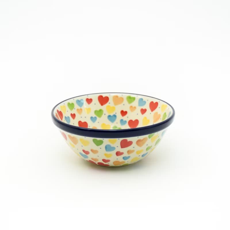 波蘭手工陶圓盤5件組