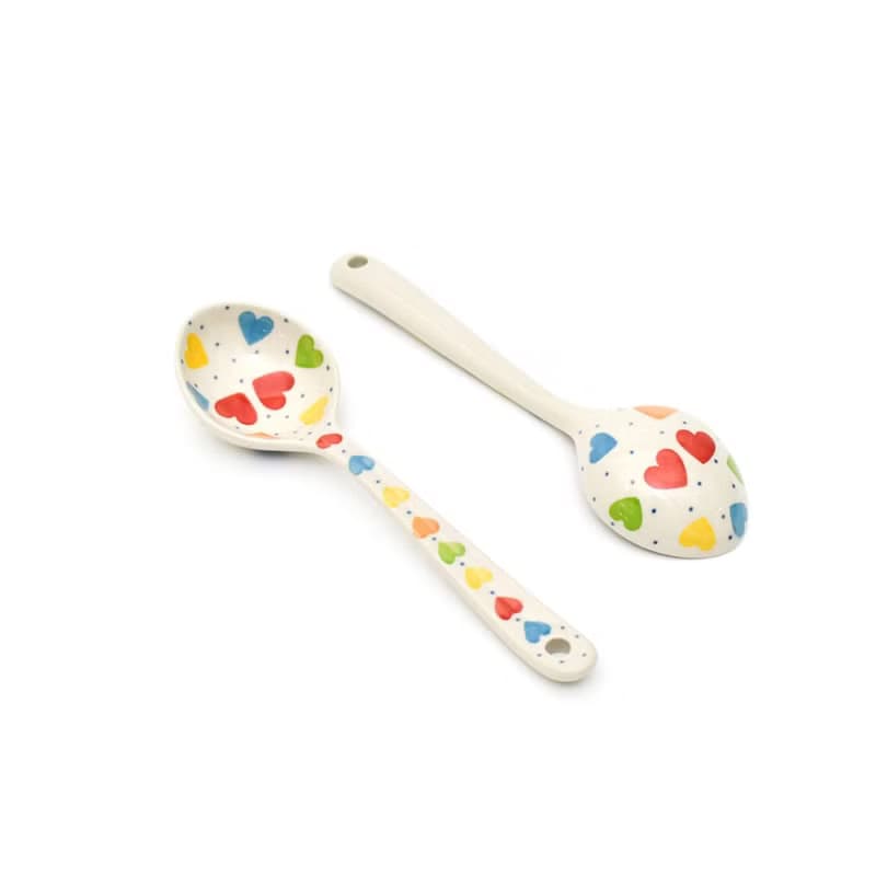 波蘭手工陶圓盤5件組