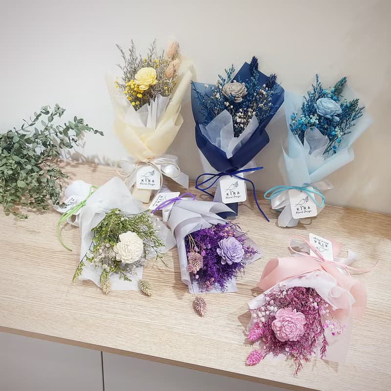 永生花小花束  /永生花/乾燥花束/花束/情人節花束/七夕