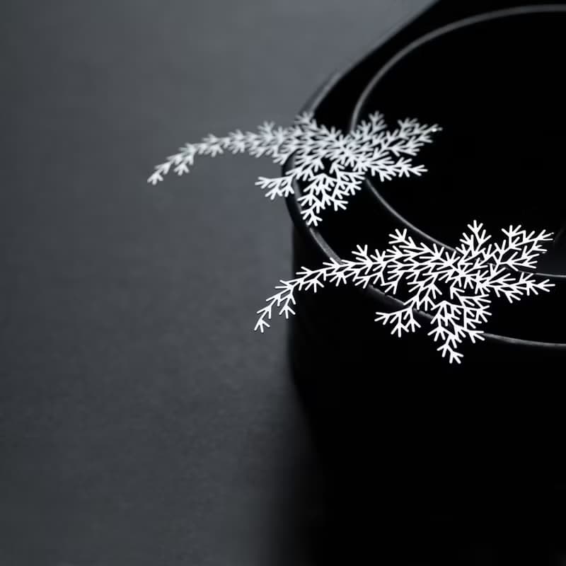 水蘊草耳環 醫療鋼不過敏