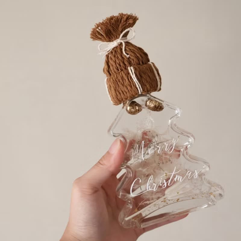 聖誕節限定 聖誕樹浮游花夜燈 聖誕禮盒 居家擺飾 交換禮物