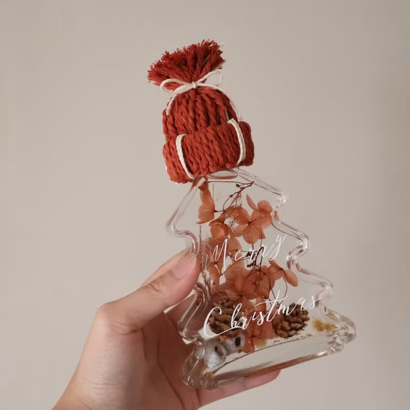 聖誕節限定 聖誕樹浮游花夜燈 聖誕禮盒 居家擺飾 交換禮物