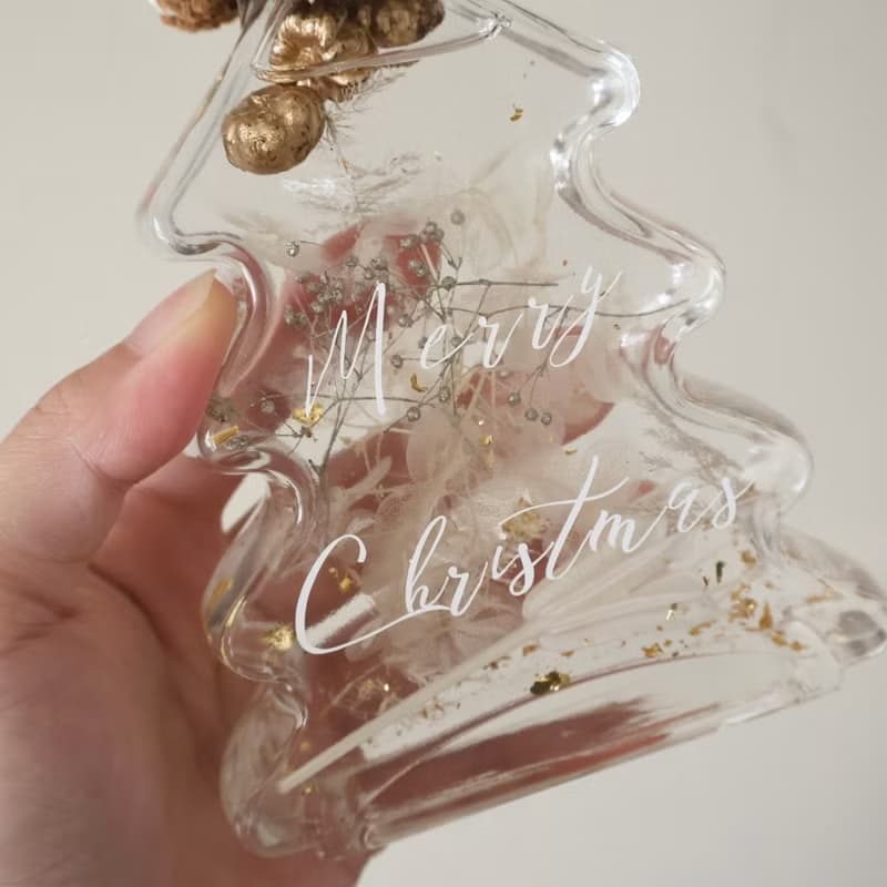 聖誕節限定 聖誕樹浮游花夜燈 聖誕禮盒 居家擺飾 交換禮物