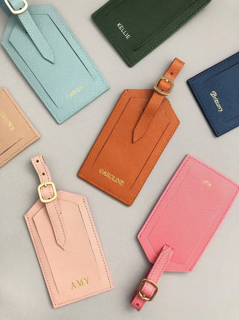 Personalized Leather Luggage Tag