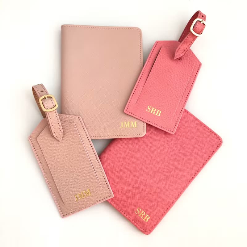 Personalized Leather Luggage Tag