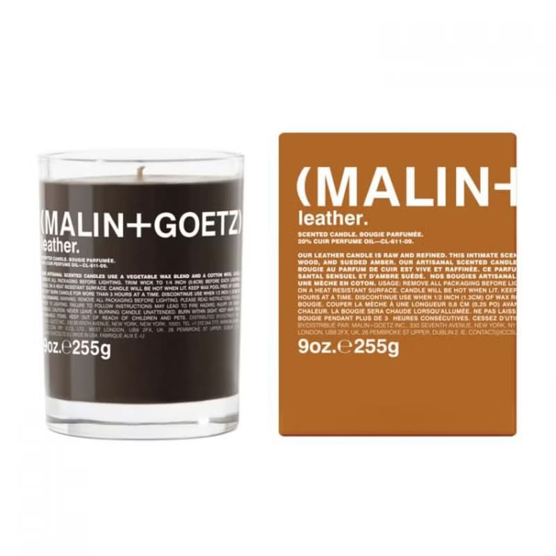 【熱銷推薦】 (MALIN+GOETZ) 皮革香氛蠟燭 送禮首選