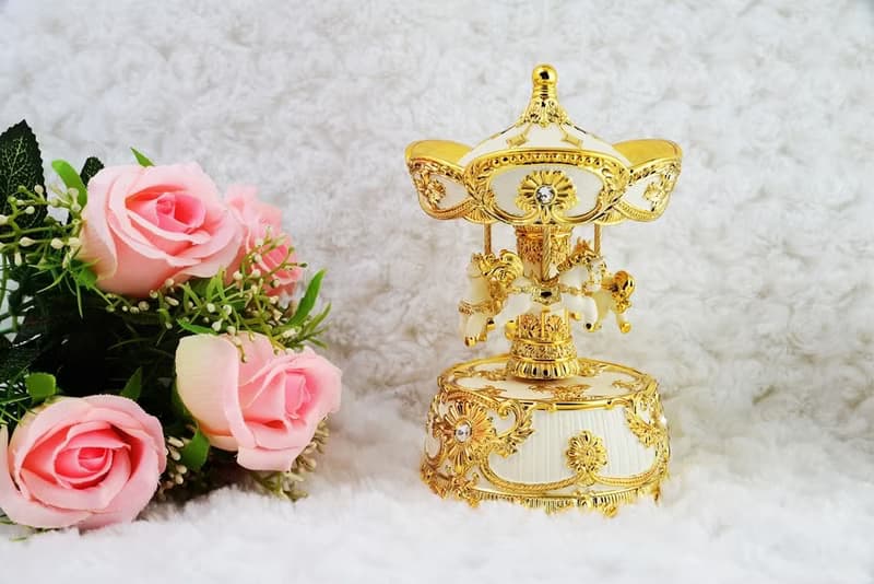 旋轉木馬 音樂鈴 卡農 生日禮物 彌月 情人 結婚禮物 療癒紓壓