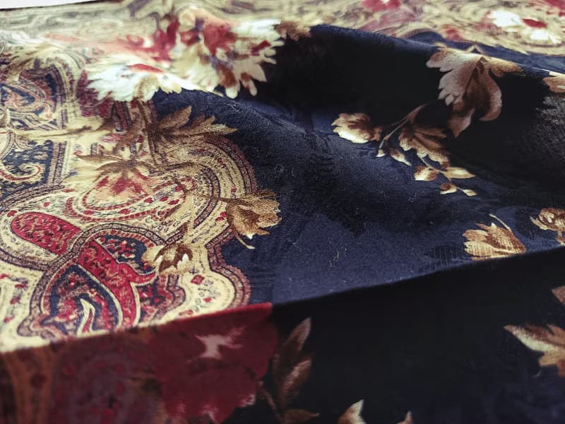 Ralph Lauren Vintage Handkerchief Motif Floral 21 x 20.5 inches